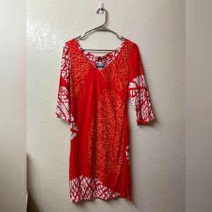 Manuhealii Dress with Sleeves S